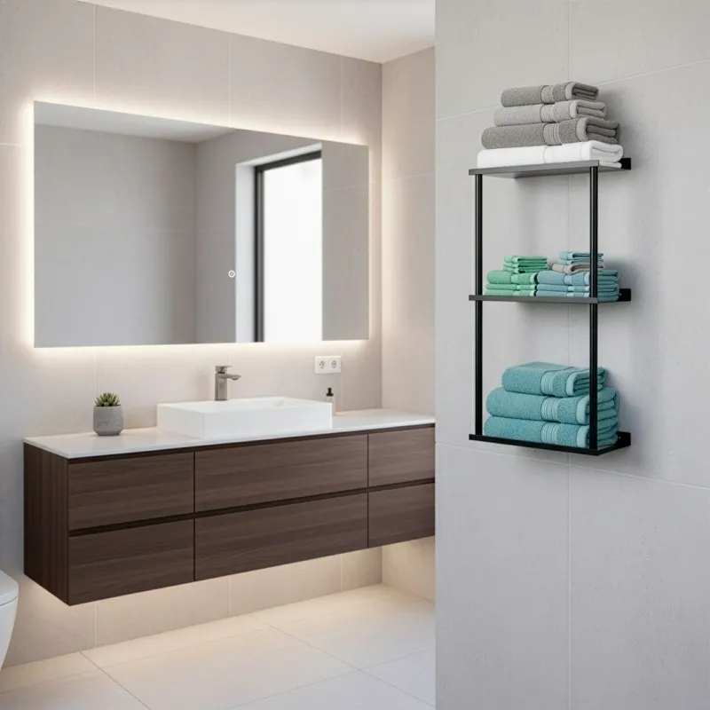 Towel rack 25 x 16 x 79 cm HG0073